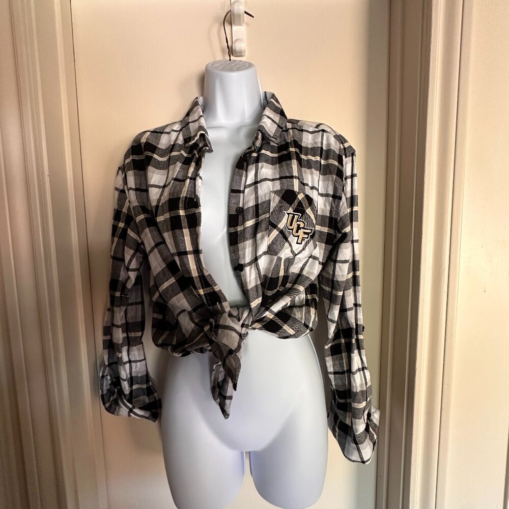 UCF Women's Flannel Top M